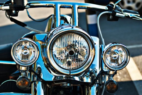 Afbeeldingen van Motorcycle Close-up
