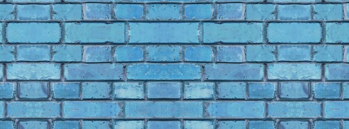 Picture of Blue Cracked Brickwork