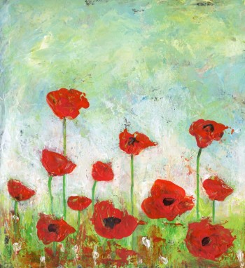 Picture of Acrylic Poppies
