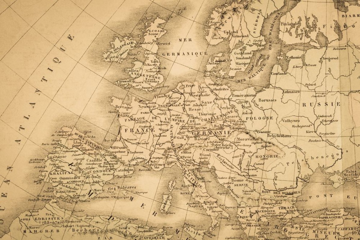 Afbeeldingen van Antique map of Europe