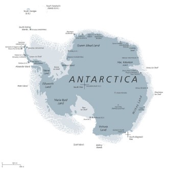 Image de Antarctica Map
