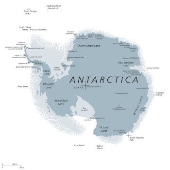 Bild på Antarctica Map