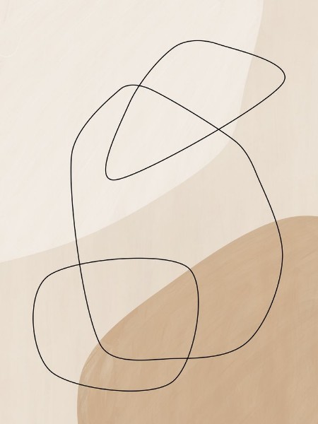 Picture of Graphic Shapes & Lines Poster