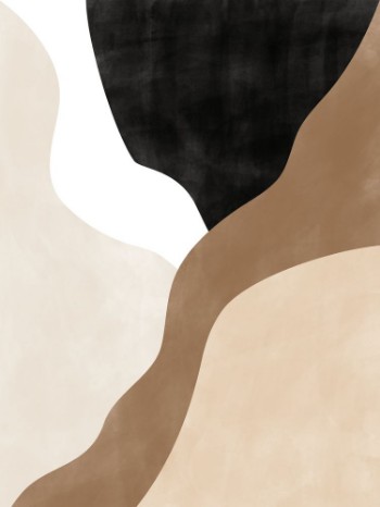 Picture of Abstract Beige and Brown Art No 2