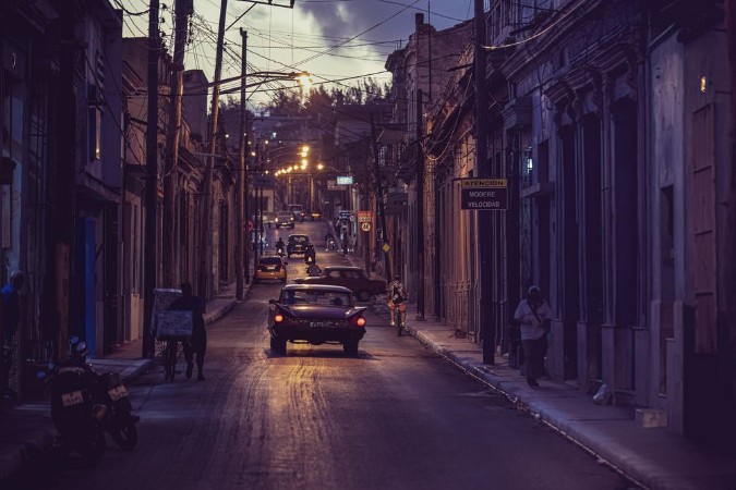 Picture of Nights streets of Matanzas