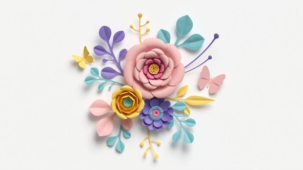Bild på Paper Flowers 3D
