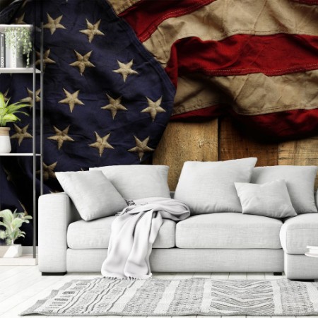 Afbeeldingen van Vintage American Flag