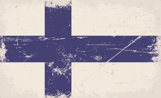 Afbeeldingen van Grunge Finnish Flag