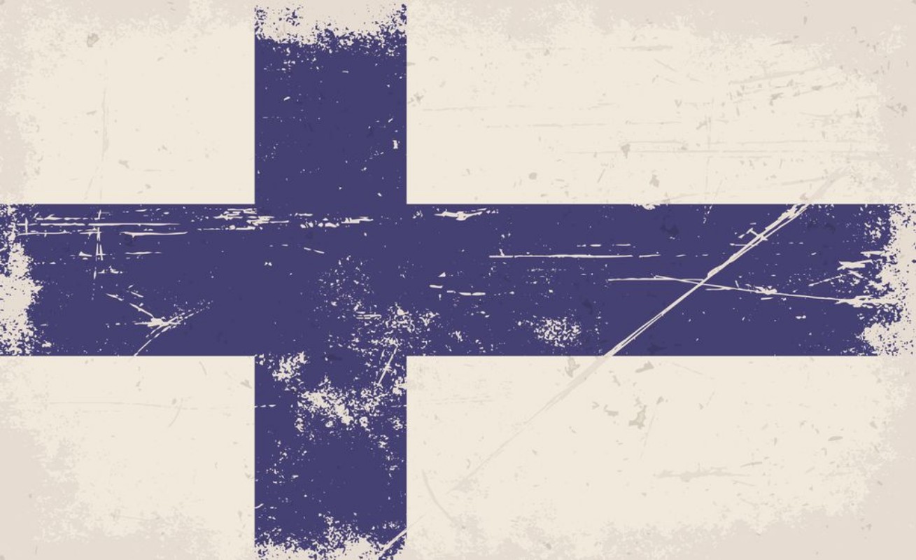 Afbeeldingen van Grunge Finnish Flag