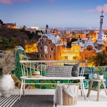 Picture of Park Güell in Barcelona, Spanien