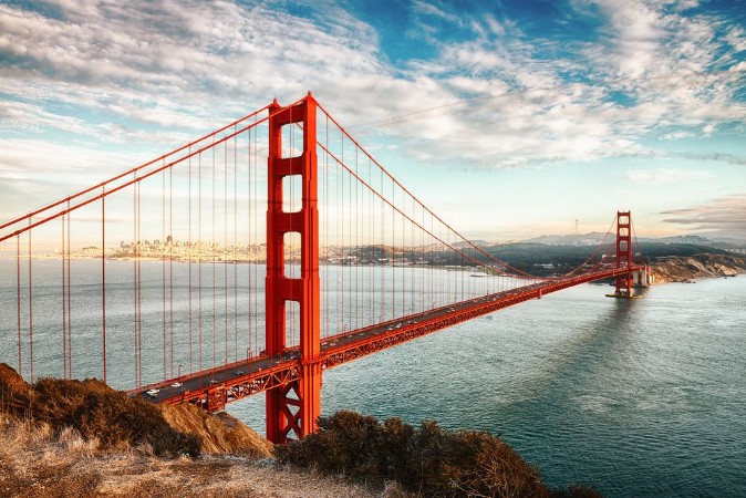 Bild på Golden Gate Bridge Traffic