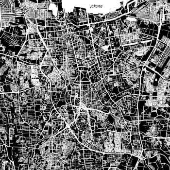 Bild på Jakarta Vector Map