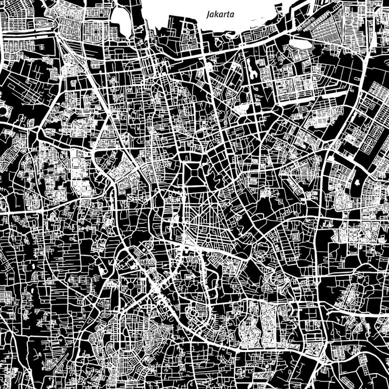Afbeeldingen van Jakarta Vector Map