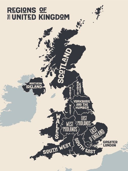 Picture of United Kingdom Map