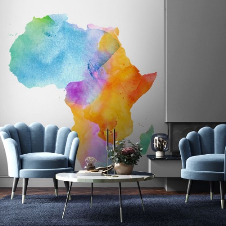 Picture of Multicolor Africa Map