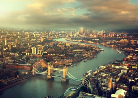 Afbeeldingen van London aerial view