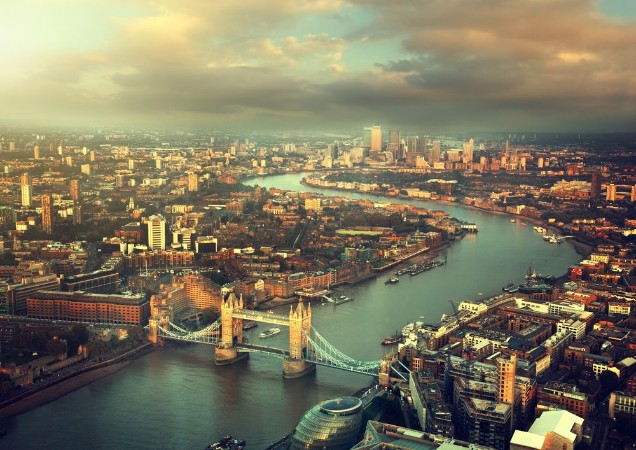 Picture of London aerial view