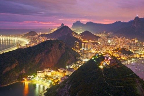Bild på Nattvy över Rio de Janeiro