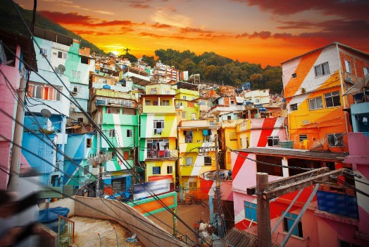 Picture of Rio de Janeiro Downtown and Favela