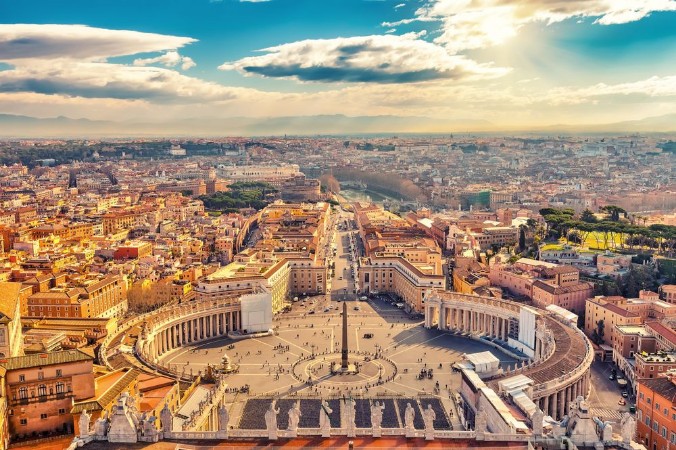 Picture of Saint Peter's Square in Vatican