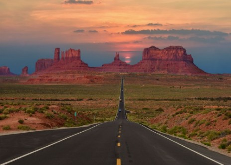 Picture of Monument Valley Tribal Park Sunset