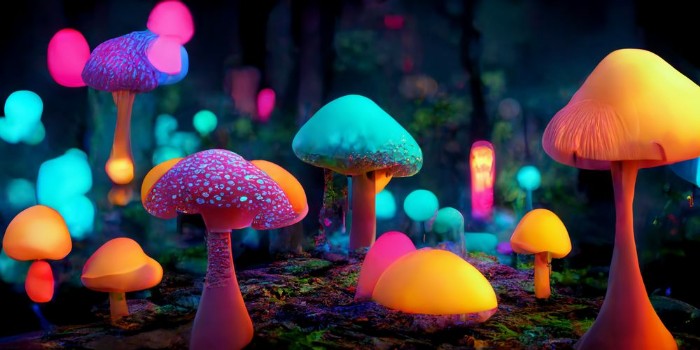 Picture of Neon Mushroom