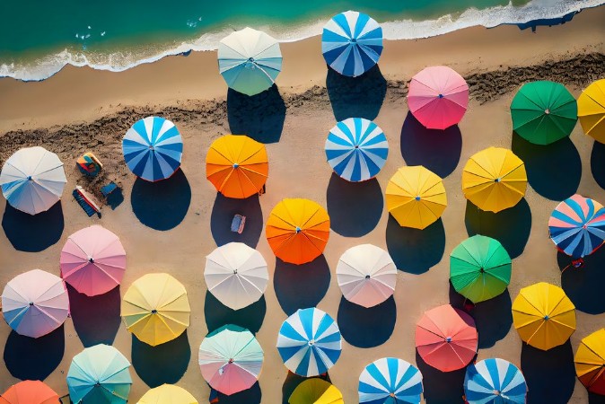 Afbeeldingen van Beach Umbrellas