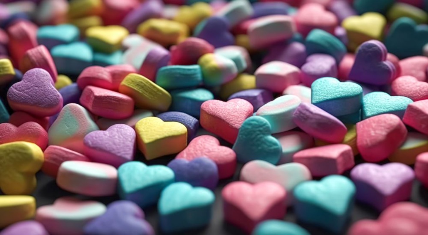 Image de Background with Hearts