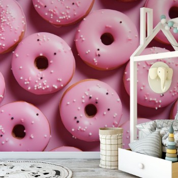 Bild på Pink donuts