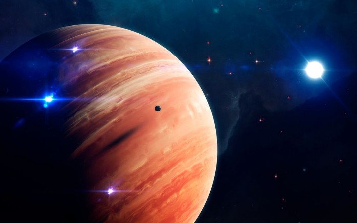 Image de Jupiter with Stars
