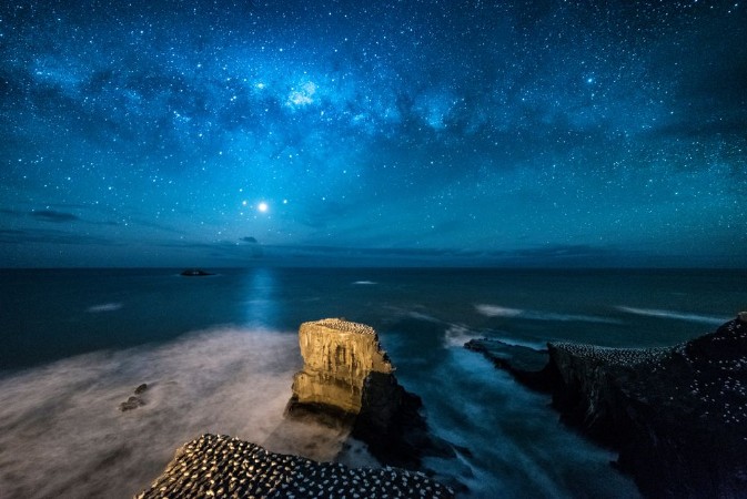 Afbeeldingen van Night View in New Zealand