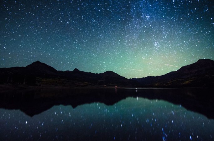 Bild på Starry Night at William's lake, Colorado