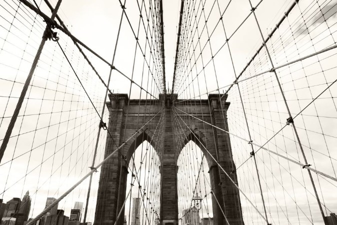 Brooklyn Bridge photowallpaper Scandiwall