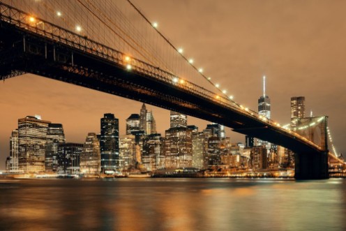 Manhattan Downtown Bridge photowallpaper Scandiwall