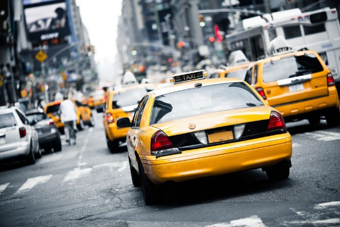 New York Taxi photowallpaper Scandiwall
