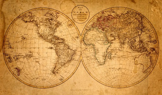 Old Map 1799 photowallpaper Scandiwall