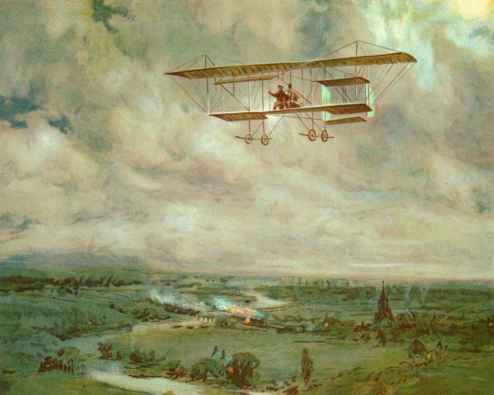 Picture of Airplane in 1910