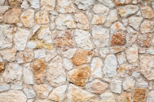 Picture of Yellow Gray Stone Wall