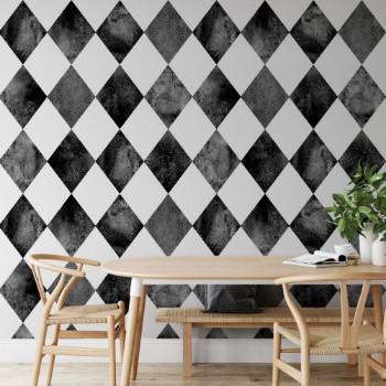Picture of Black and White Argyle