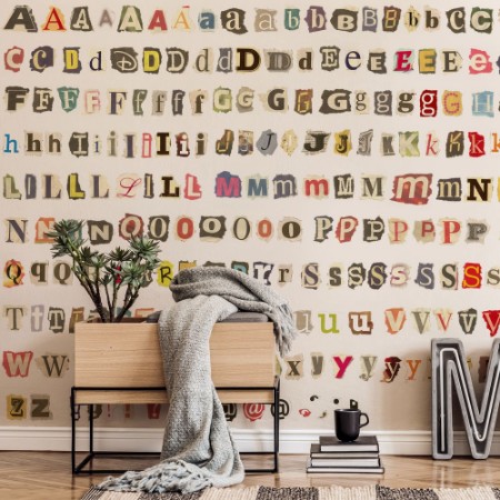 Image de Alphabet des lettres de journaux