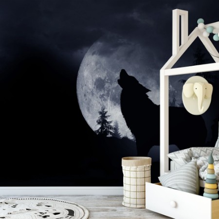 Afbeeldingen van Howling Wolf Background