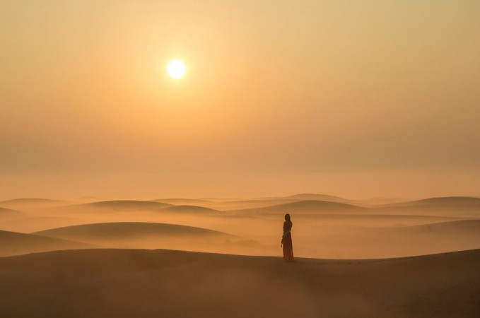 Bild på Desert at Sunrise near Dubai