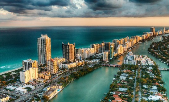 Afbeeldingen van Miami Beach skyline