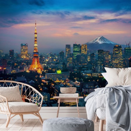 Picture of Tokyo Cityscape with Fuji mountain