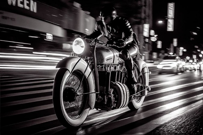 Picture of Retro Motorcycle