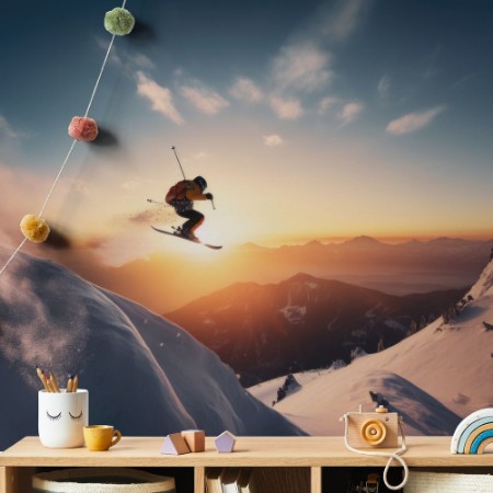 Afbeeldingen van Free Skier Jumping