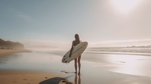Afbeeldingen van Surfer Girl