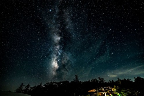 Starry sky in Odaigahara, Nara Prefecture photowallpaper Scandiwall