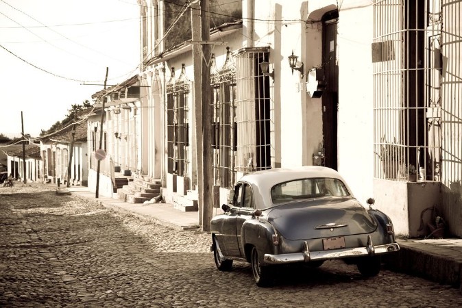 Picture of Antique Car, Trinidad