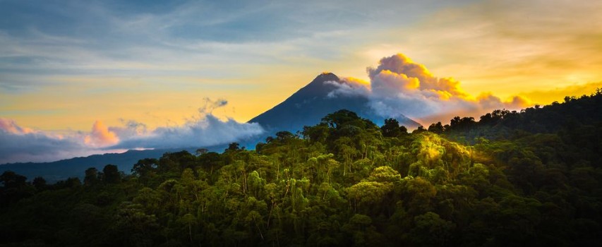 Picture of Arenal Volcano at Sunrise